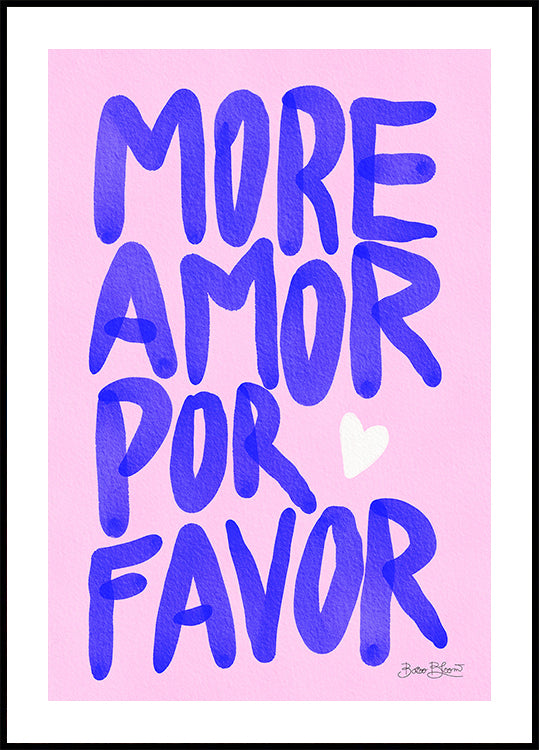 More Amor Por Favor Plakat