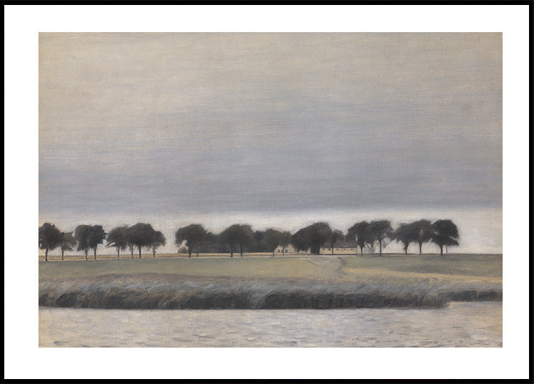 Study for Solregn Gentofte Sø Plakat - Posterbox.dk