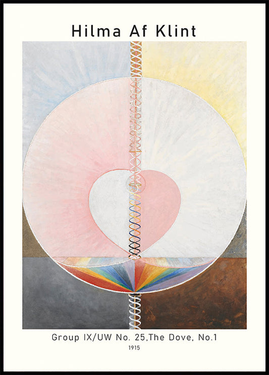 Hilma Af Klint - The Dove No. 1 Plakat