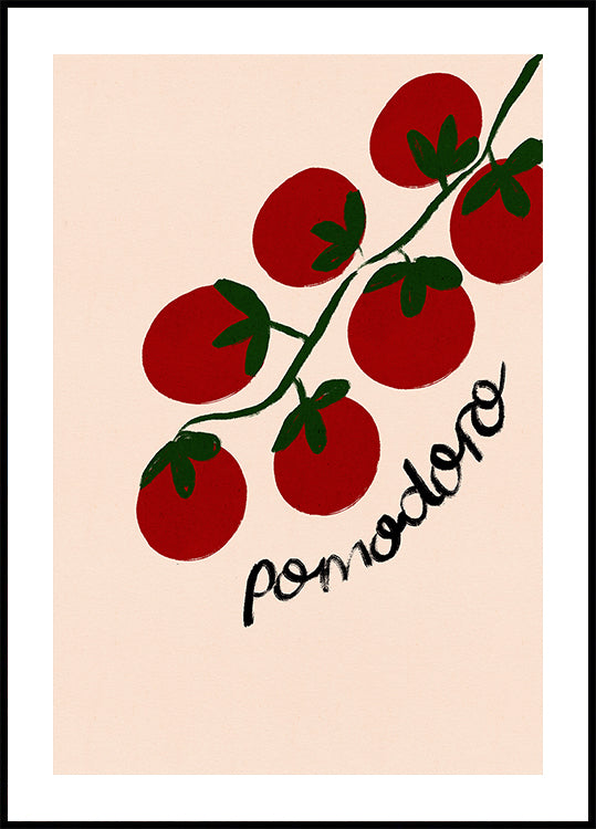 Pomodoro Tomato Italian Food Plakat