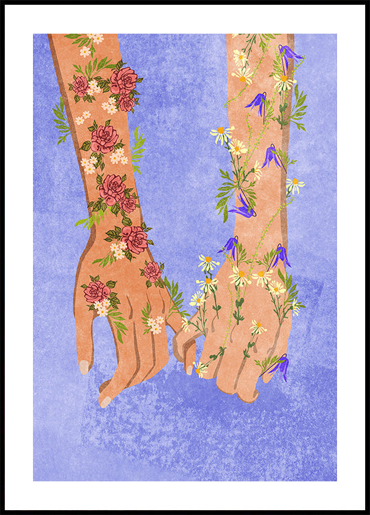 Holding hands  Plakat