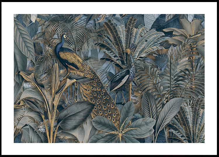 Jungle Birds Garden No3 Plakat