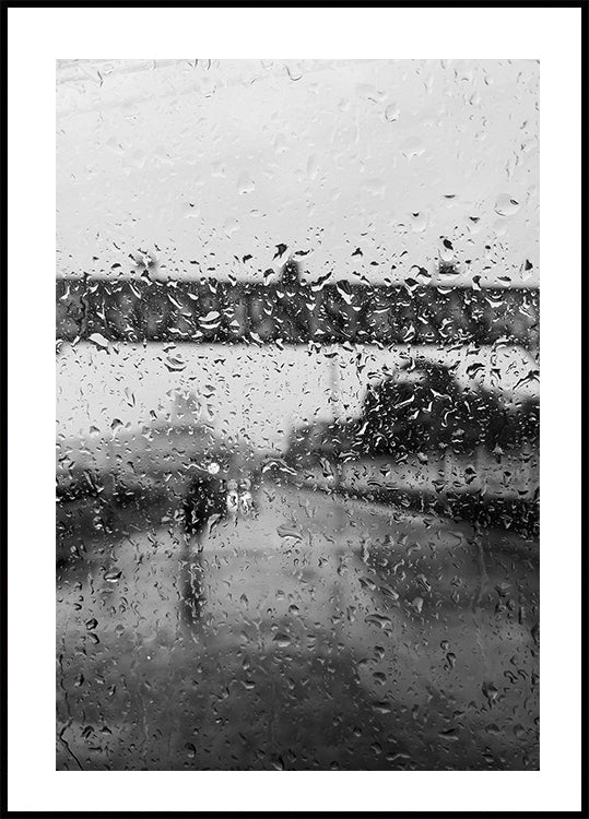 Behind Rain Drops Plakat - Posterbox.dk