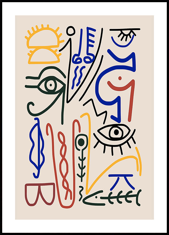 Mystical Symbols Plakat