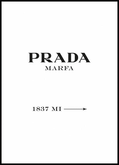 Prada Marfa Plakat