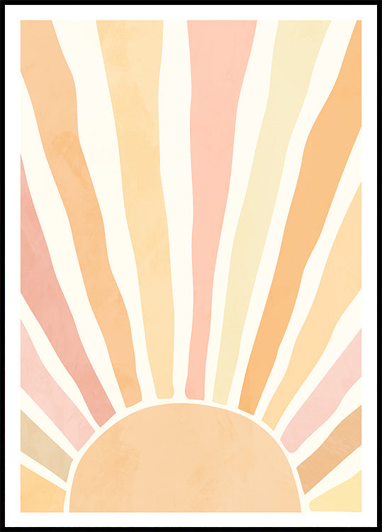 Boho sunrise Plakat