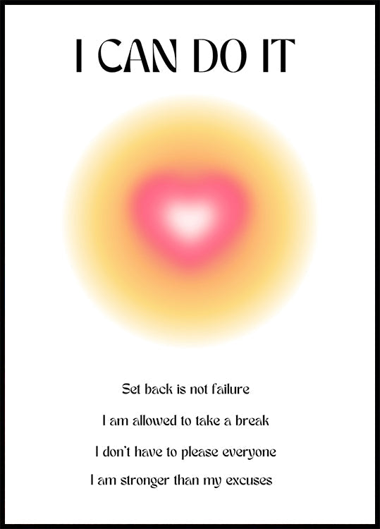 Motivational Aura Plakat