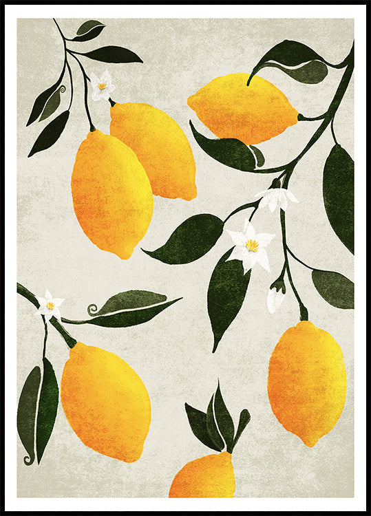 Citrus Symphony Plakat