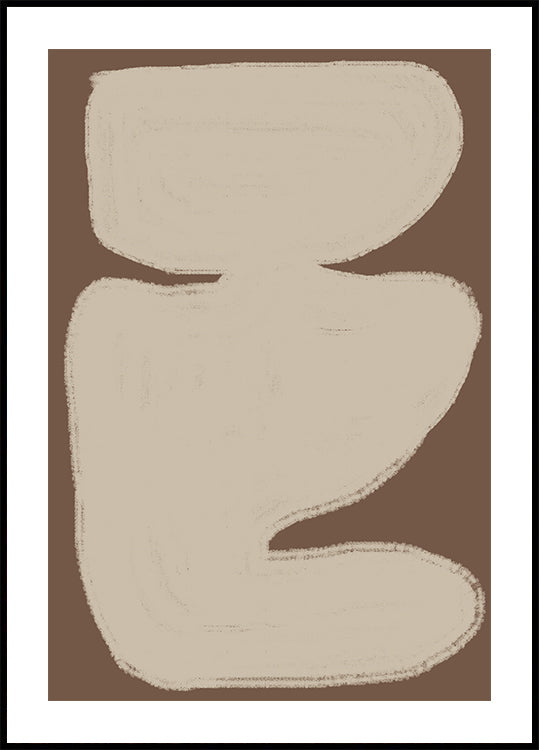 Abstract Whisper Plakat