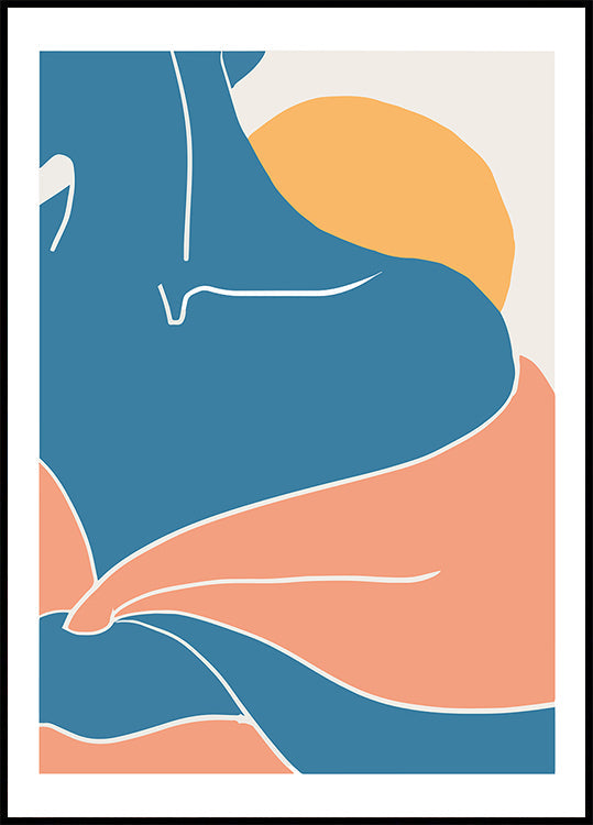 Blue Shoulder Plakat