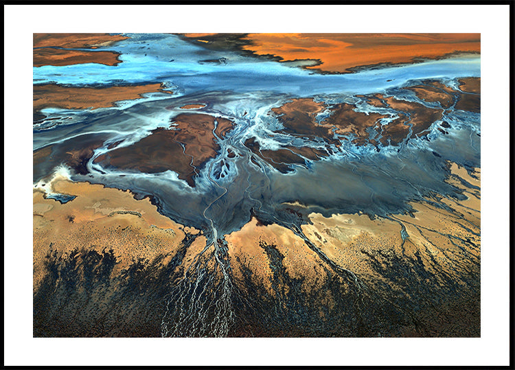 California Aerial - The Desert From Above Plakat