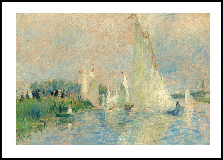 Regatta at Argenteuil By Auguste Renoir Plakat - Posterbox.dk