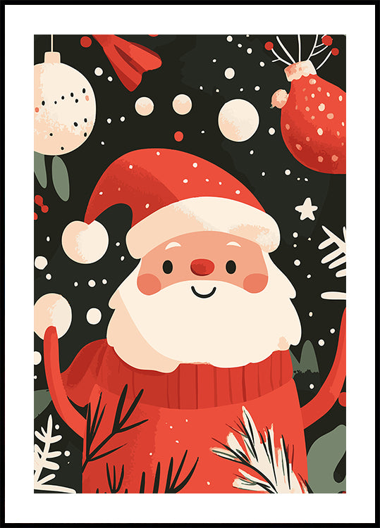 Happy Santa Plakat