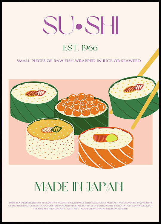 Sushi Delight Plakat