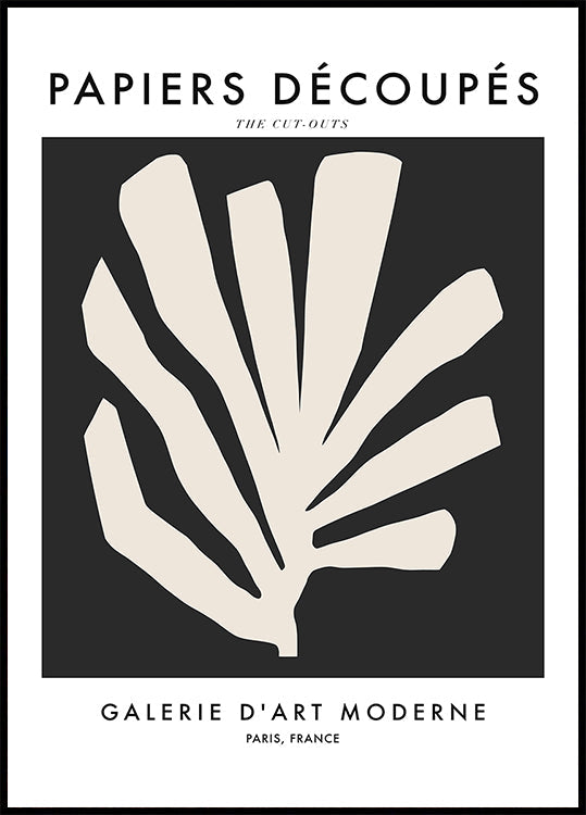 Silhouette Leaves Plakat