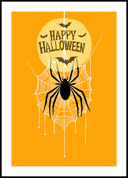 Retro Spooktacular: A Groovy Halloween Vibe Plakat