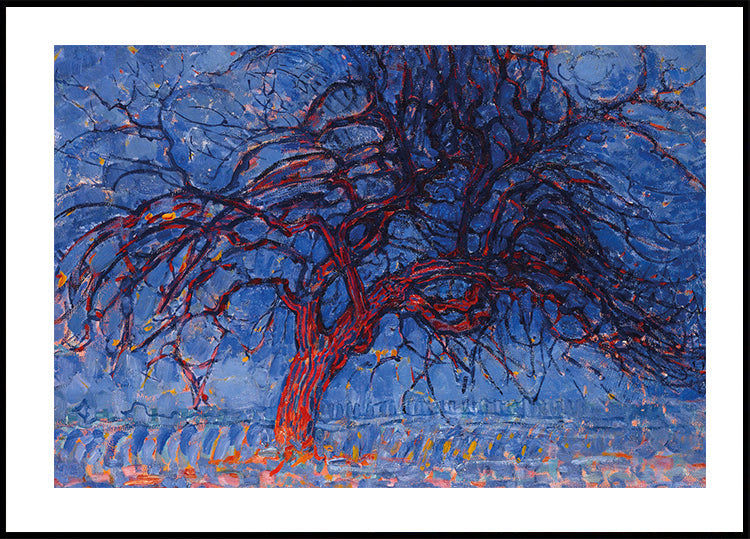 The Red Tree By Piet Mondrian Plakat - Posterbox.dk