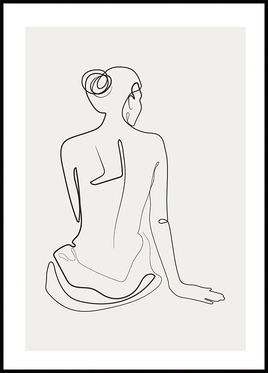 Shapes Line Art No. 1 Plakat - Posterbox.dk