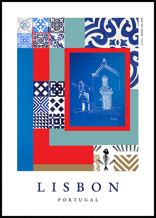 Lisbon Façades Plakat