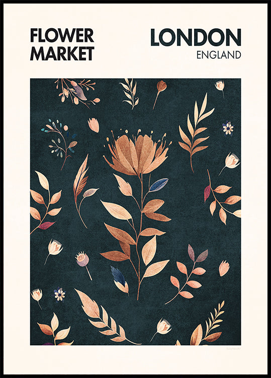 Petals in London  Plakat