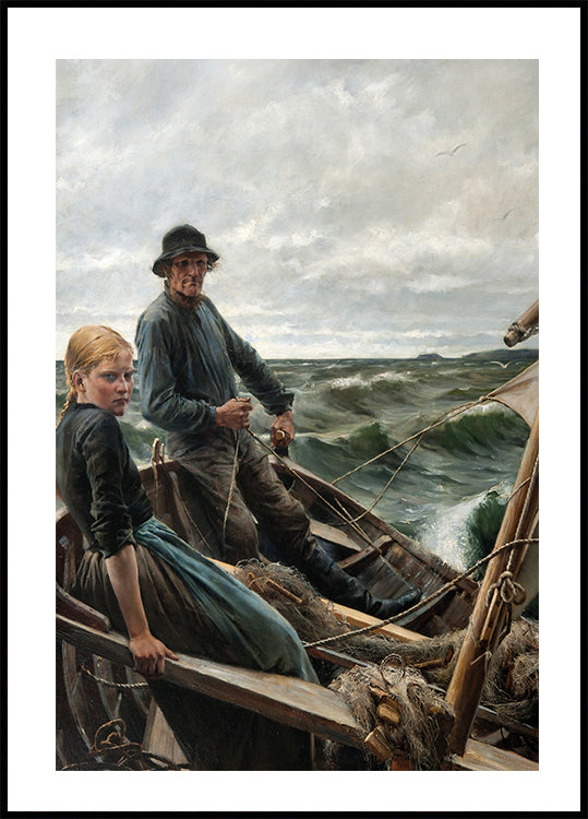 At Sea By Albert Edelfelt Plakat - Posterbox.dk