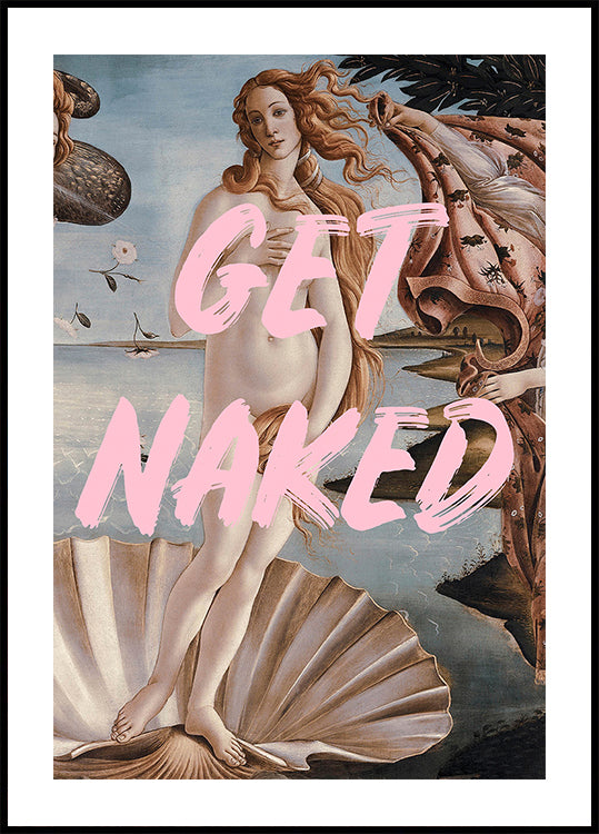 Venus get naked Plakat