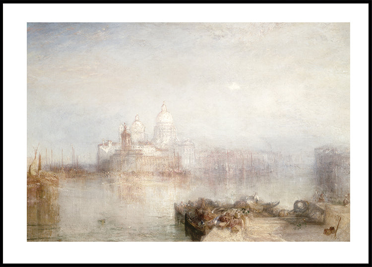Dogana and Santa Maria By William Turner Plakat - Posterbox.dk