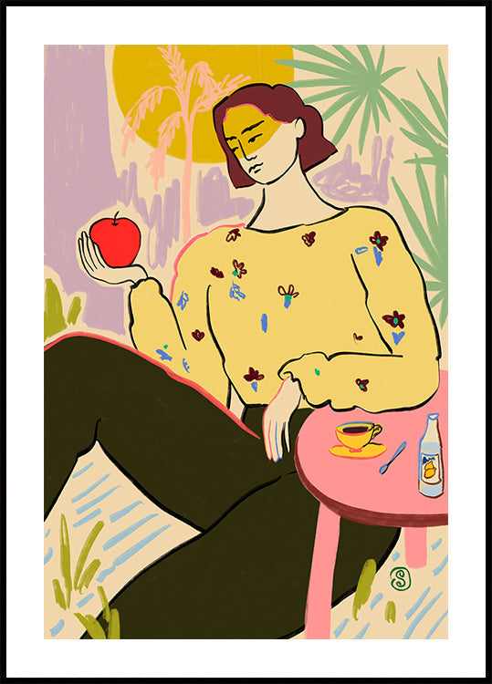 Woman With Apple