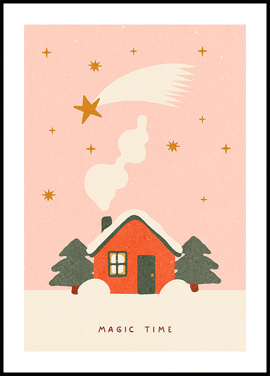 A magical time at Christmas Plakat