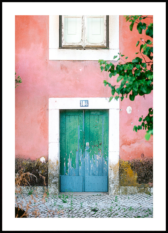 Little door in Lisbon Plakat