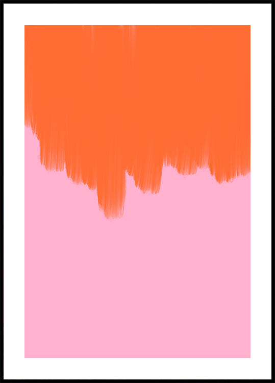 Orange Over Blossom Plakat