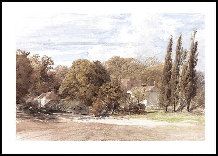 Kensington Gardens By Samuel Palmer Plakat - Posterbox.dk