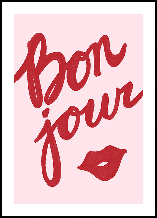 Bonjour Kiss Plakat