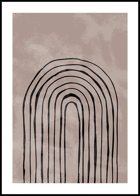 Arch one way black No.4 Plakat