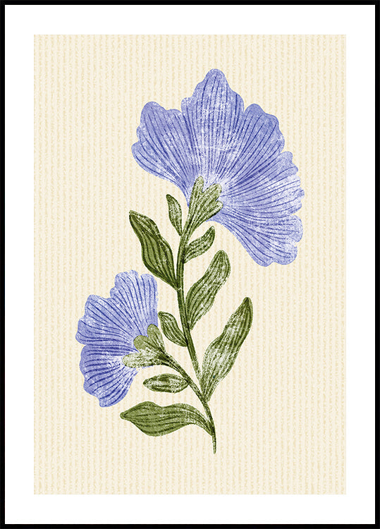 Vintage Flower Plakat