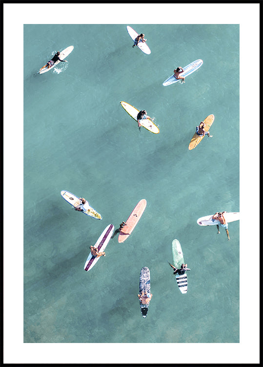 Surfers at Sea No.3 Plakat