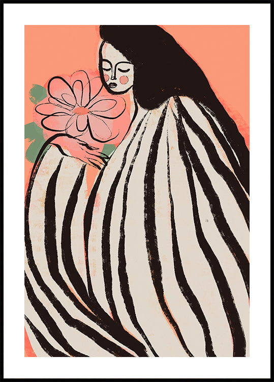 A Silent Moment (Peach) Plakat