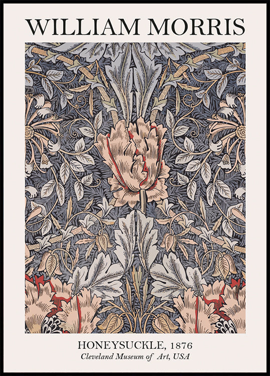 William Morris Honeysuckle Plakat