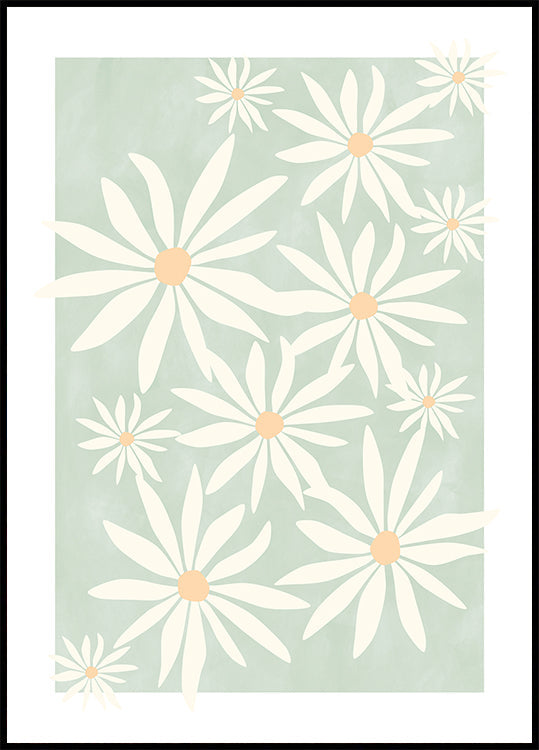 Petals on Sage Plakat