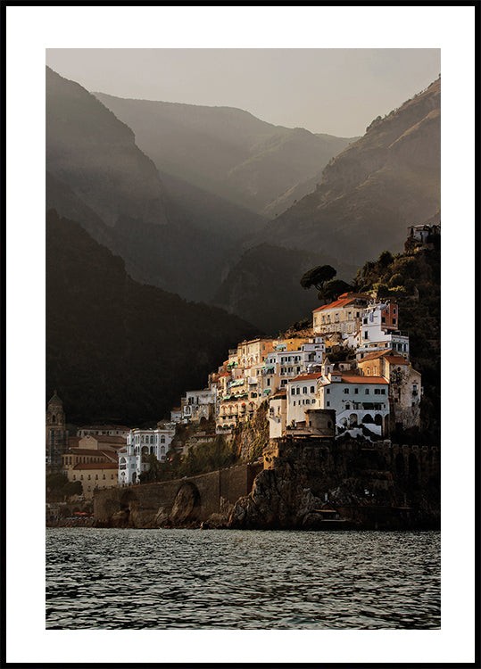 Sunset in Amalfi Plakat - Posterbox.dk