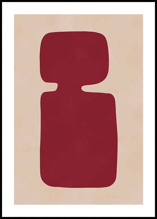 Crimson Silhouette Plakat