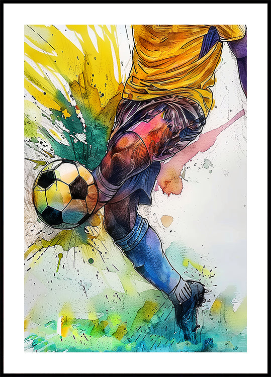 Sport Watercolor Football Player (3)