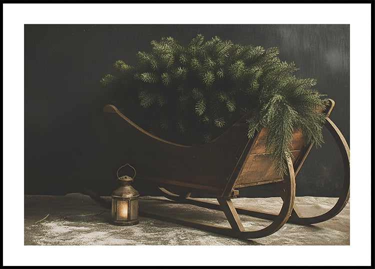 Christmas Sled Plakat