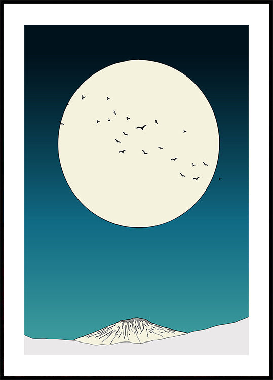 Moonlit Ascent Plakat