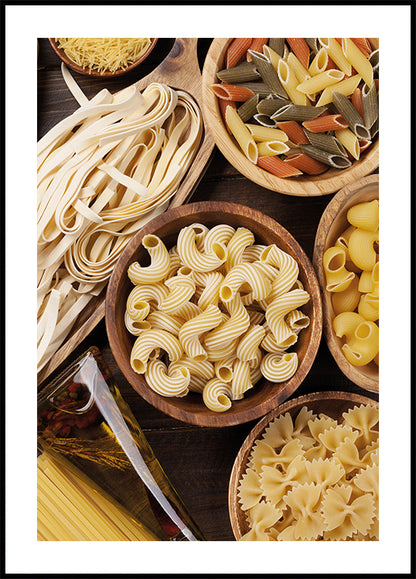 Types of Pasta Collection Plakat