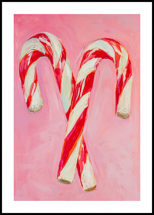 Candy Cane Delight Plakat