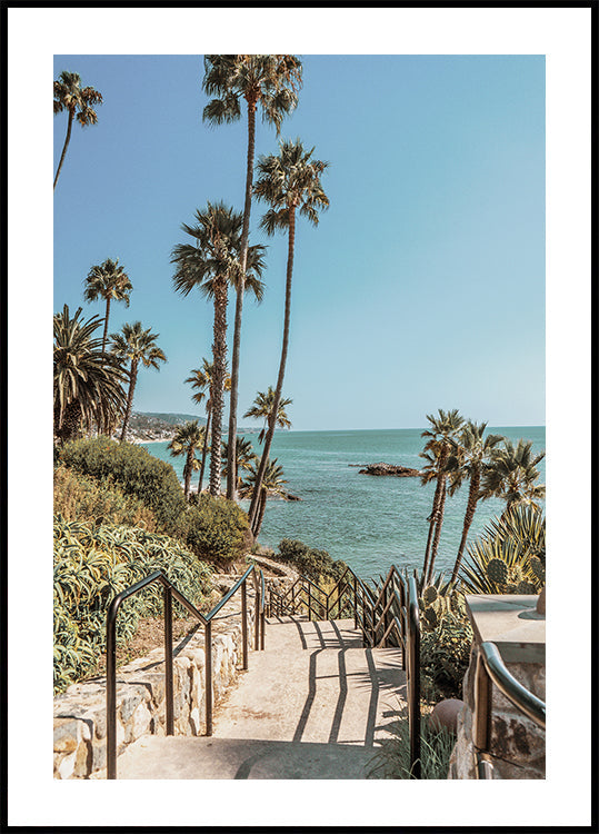 California Coastal Path Plakat - Posterbox.dk