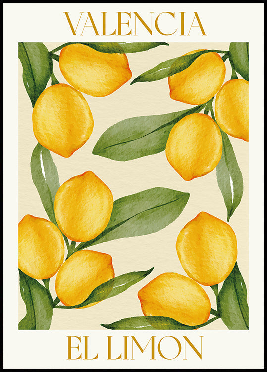 Lemons No. 1 Plakat - Posterbox.dk
