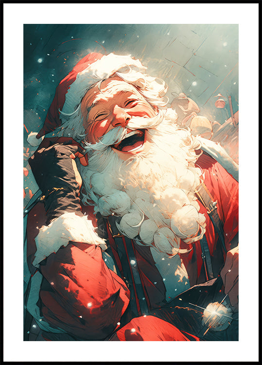 Jolly Santa Call Plakat