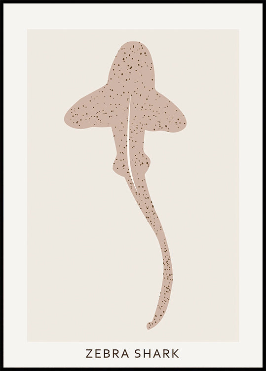 Zebra Shark Plakat - Posterbox.dk